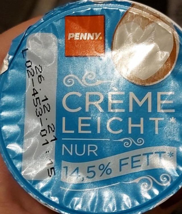 Fotografie - Creme leicht nur 14,5% fett Penny