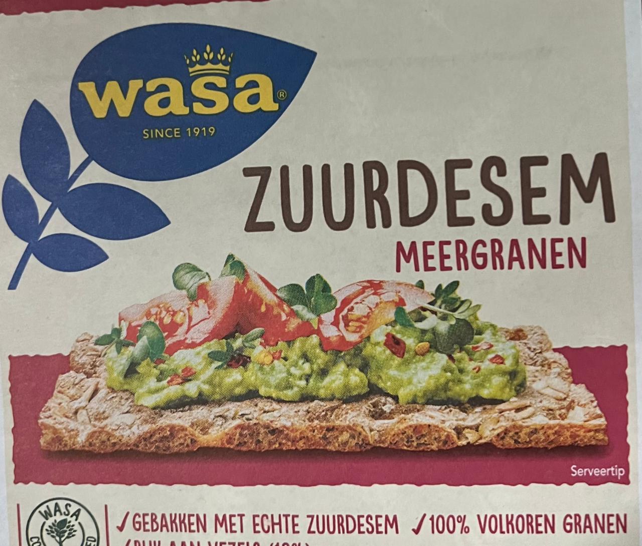 Fotografie - Zuurdesem Meergranen Wasa