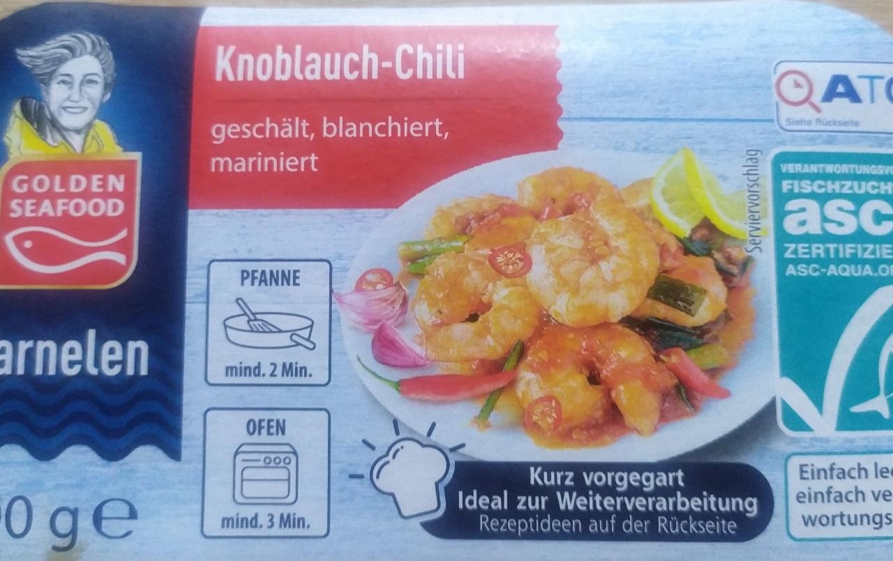 Fotografie - Garnelen Knoblauch-Chili GOLDEN SEAFOOD