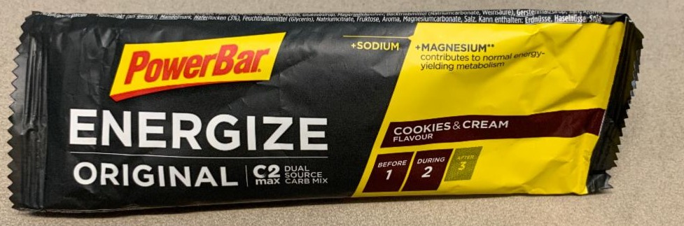 Fotografie - PowerBar Energize Cookies & Cream