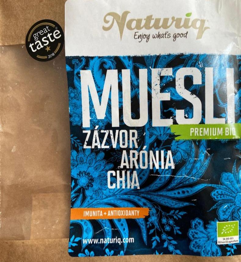 Fotografie - Muesli zázvor arónia chia Naturiq