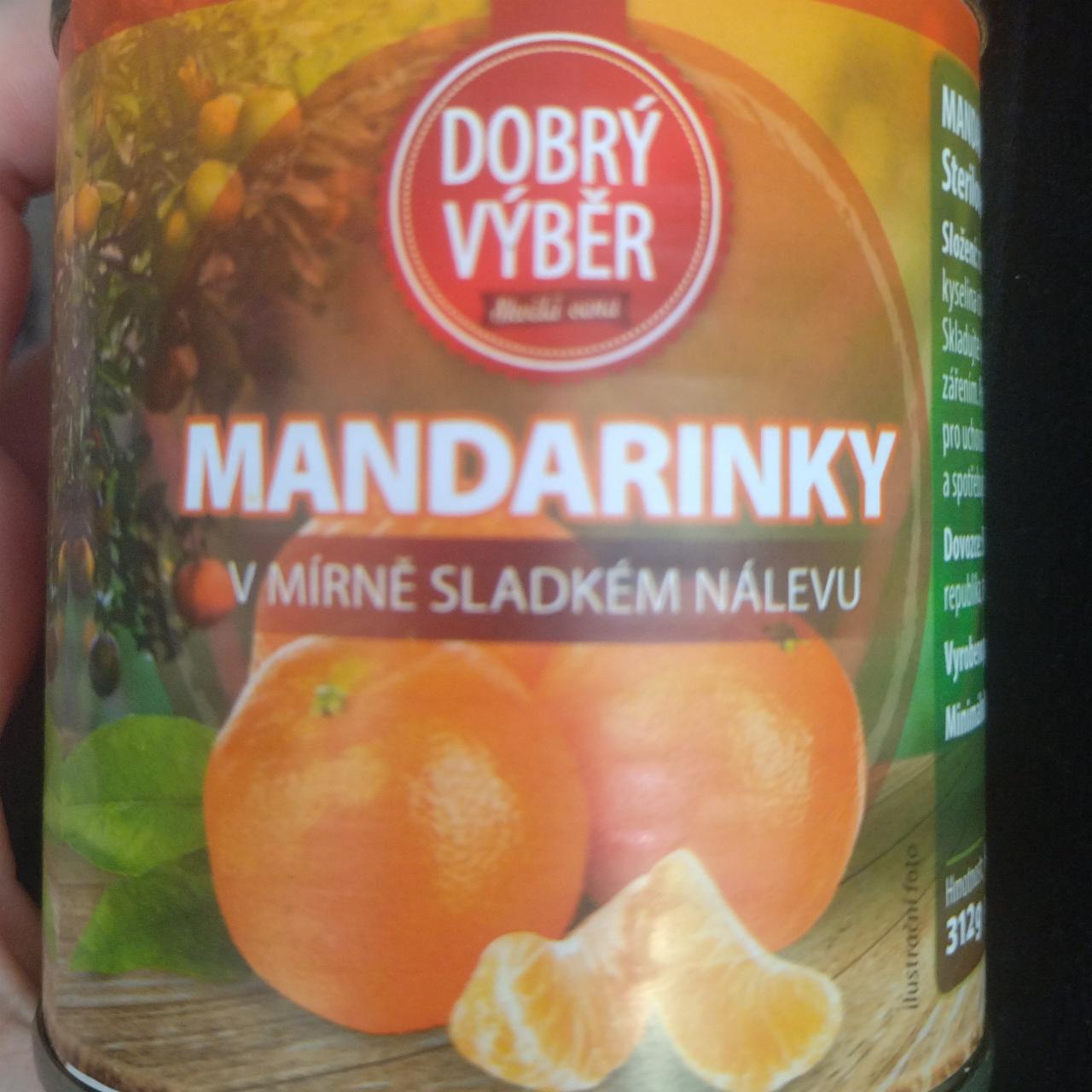 Fotografie - Mandarinky v mírně sladkém nálevu Dobrý výběr