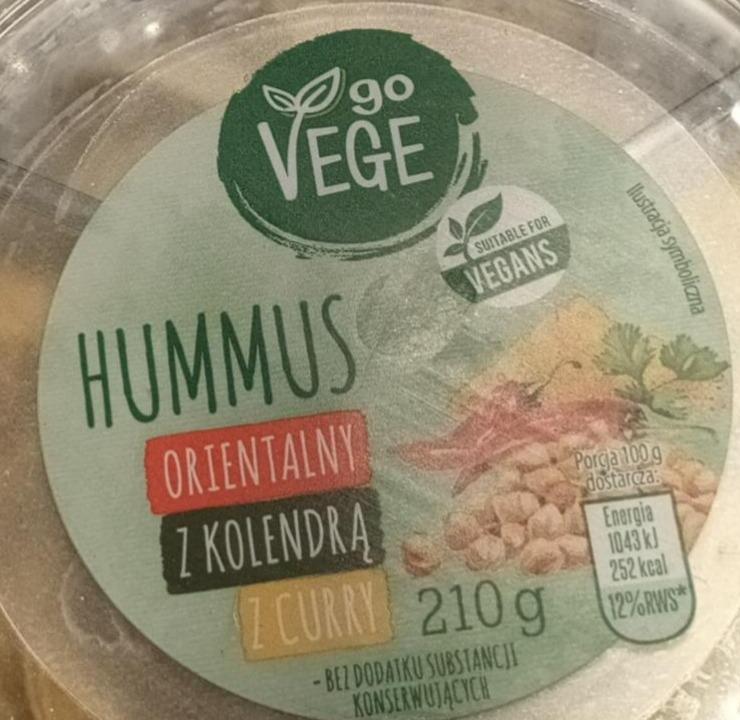 Fotografie - Hummus orientalny z kolendrą z curry Go Vege