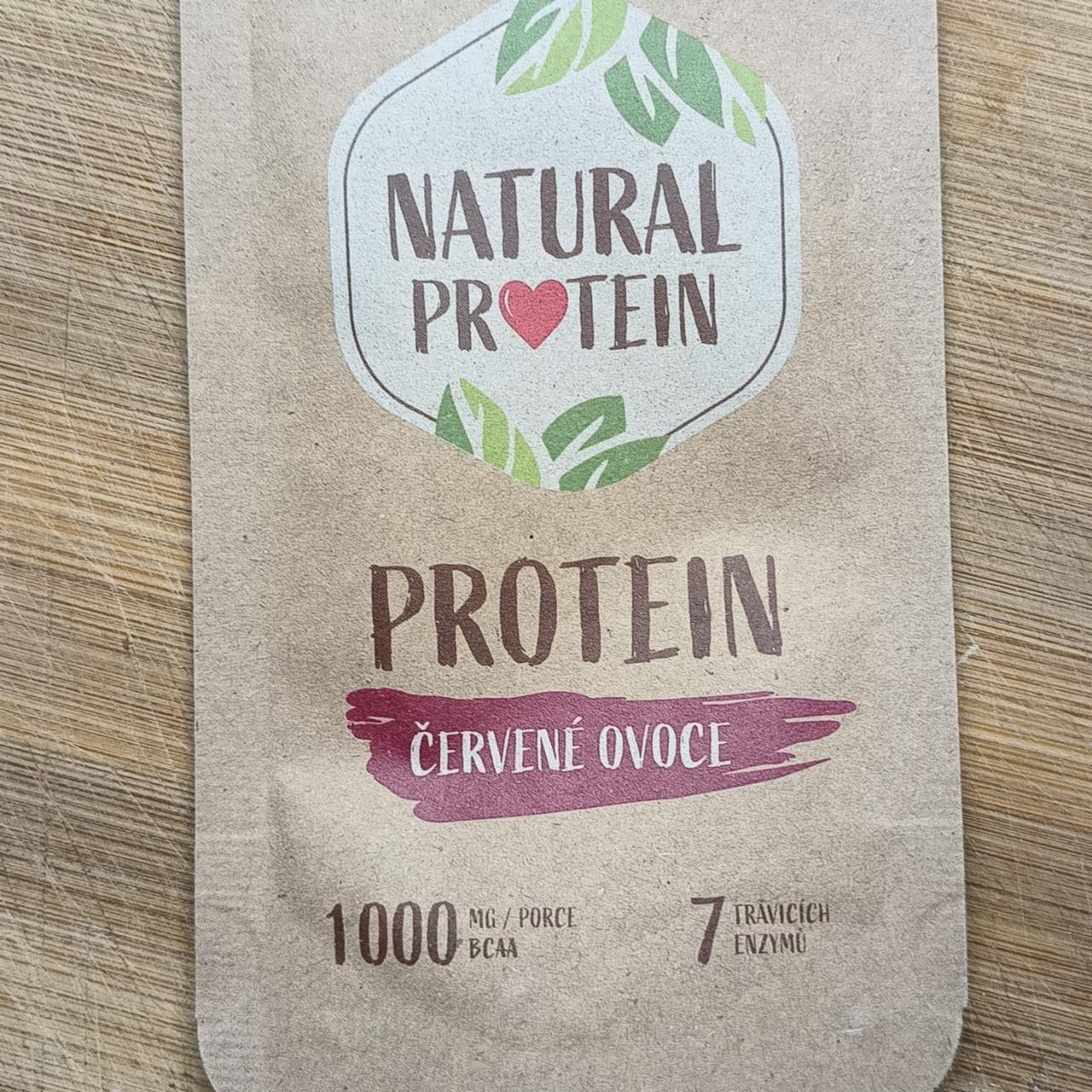 Fotografie - Protein červené ovoce sportuji Natural protein