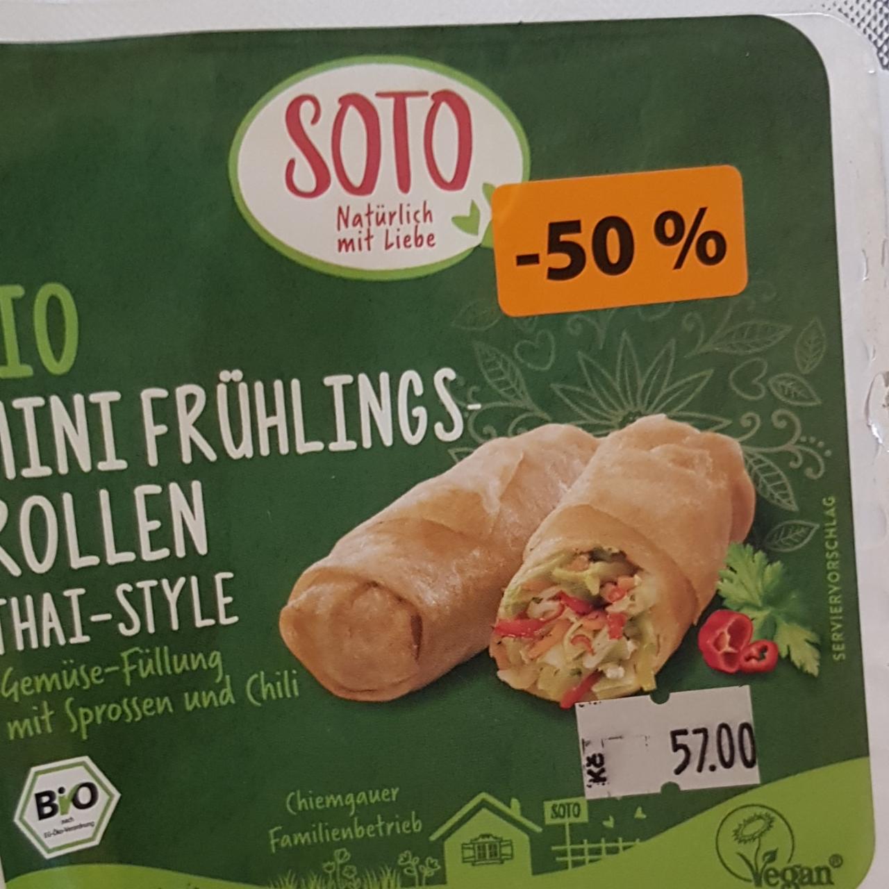 Fotografie - vegan rolky SOTO