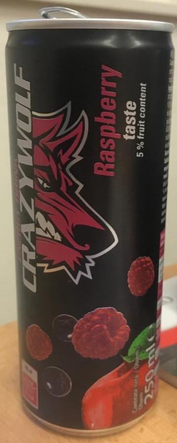 Fotografie - Energy drink raspberry taste Crazy Wolf