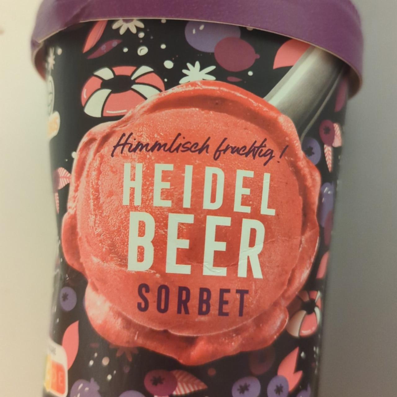 Fotografie - Sorbet Heidelbeer Globus