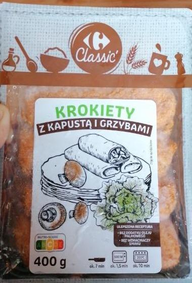 Fotografie - Krokiety z kapustą i grzybami Carrefour Classic