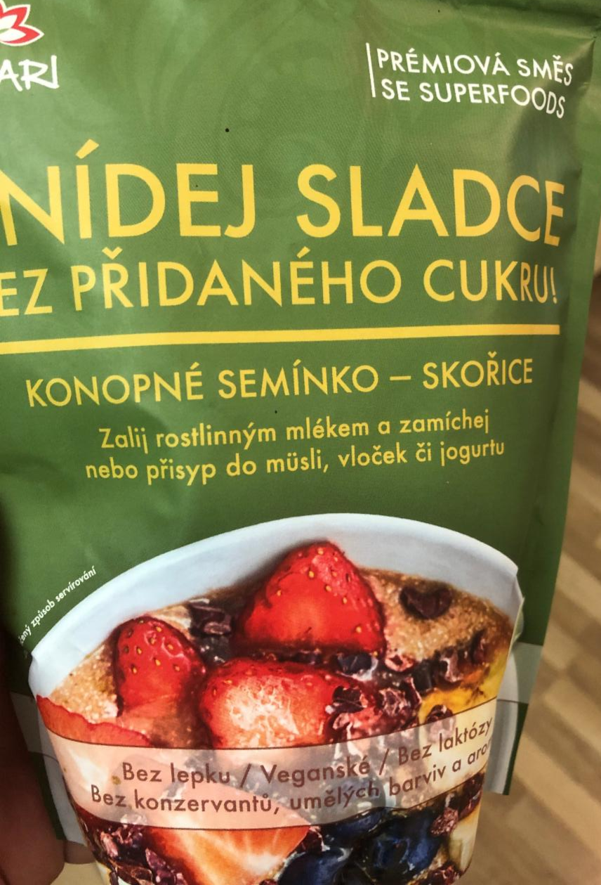 Fotografie - Snídej sladce konopné semínko Iswari