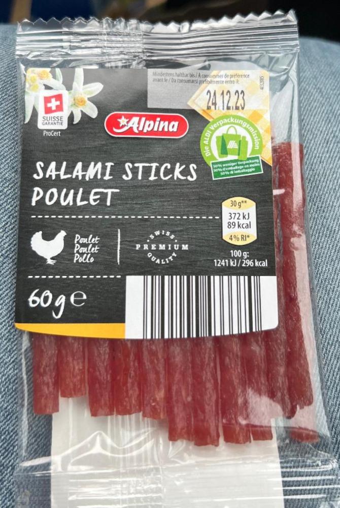 Fotografie - Salami Stick Poulet Alpina