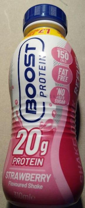 Fotografie - Protein Strawberry Flavoured Shake Boost