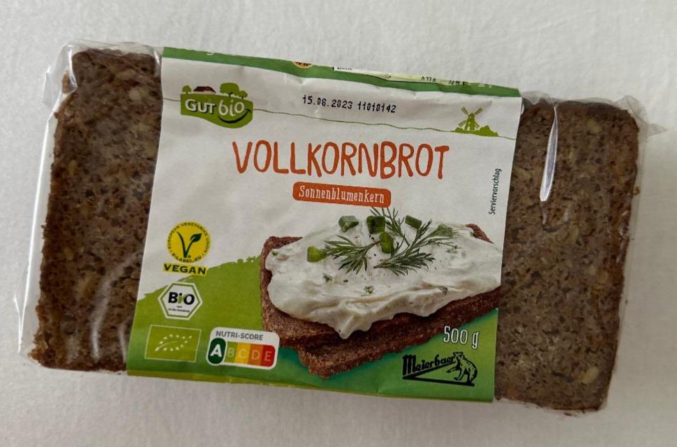 Fotografie - Vollkornbrot Sonnenblumenkern GutBio