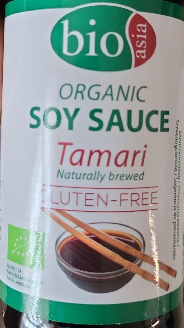 Fotografie - Organic soy sauce tamari gluten-free bio asia