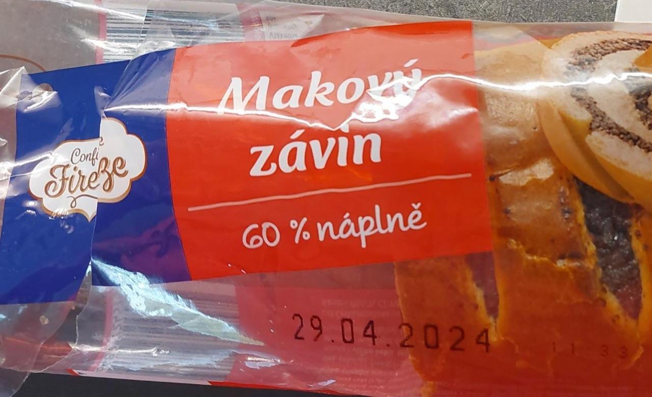 Fotografie - Makový závin 60% náplně Confiserie Firenze