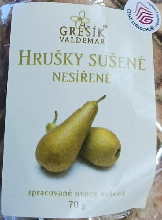 Fotografie - Hrušky sušené nesířené Grešík Valdemar