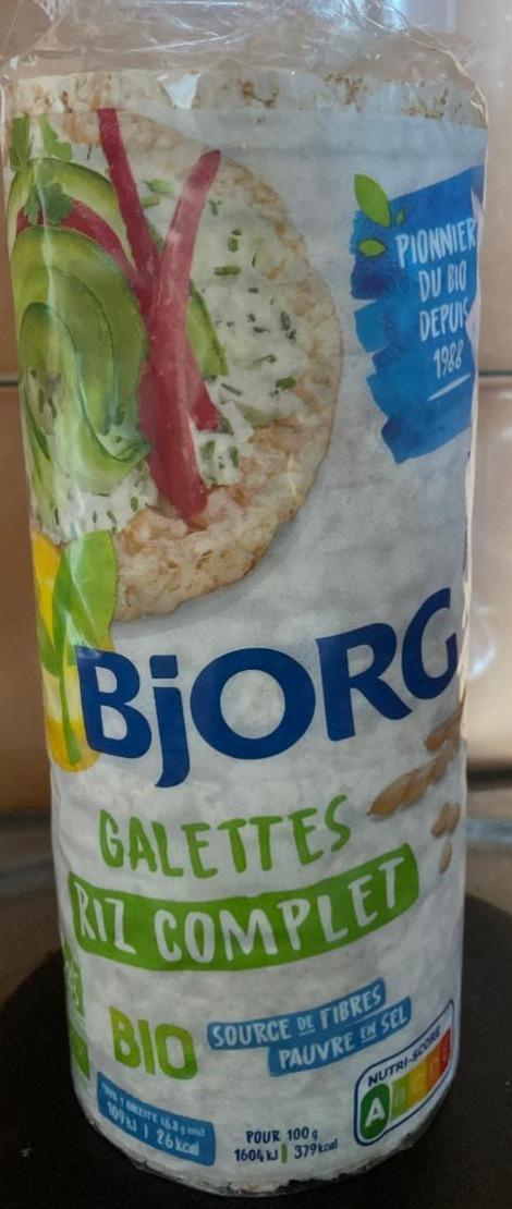 Fotografie - Bio Galettes Riz Complet Bjorg