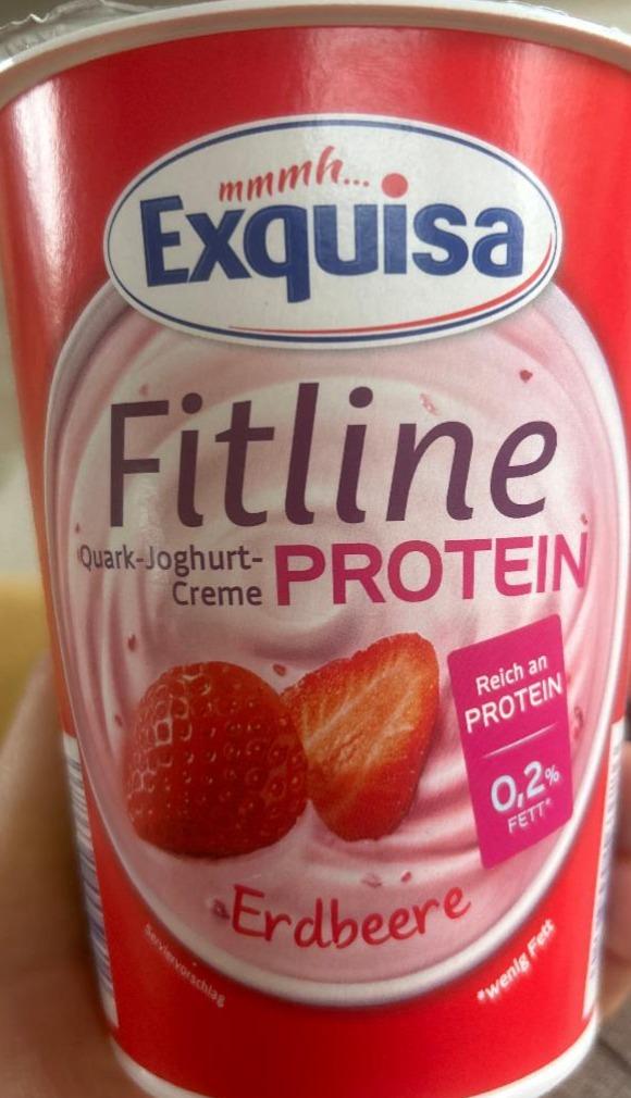 Fotografie - Fitline quark joghurt creme protein erdbeere Exquisa