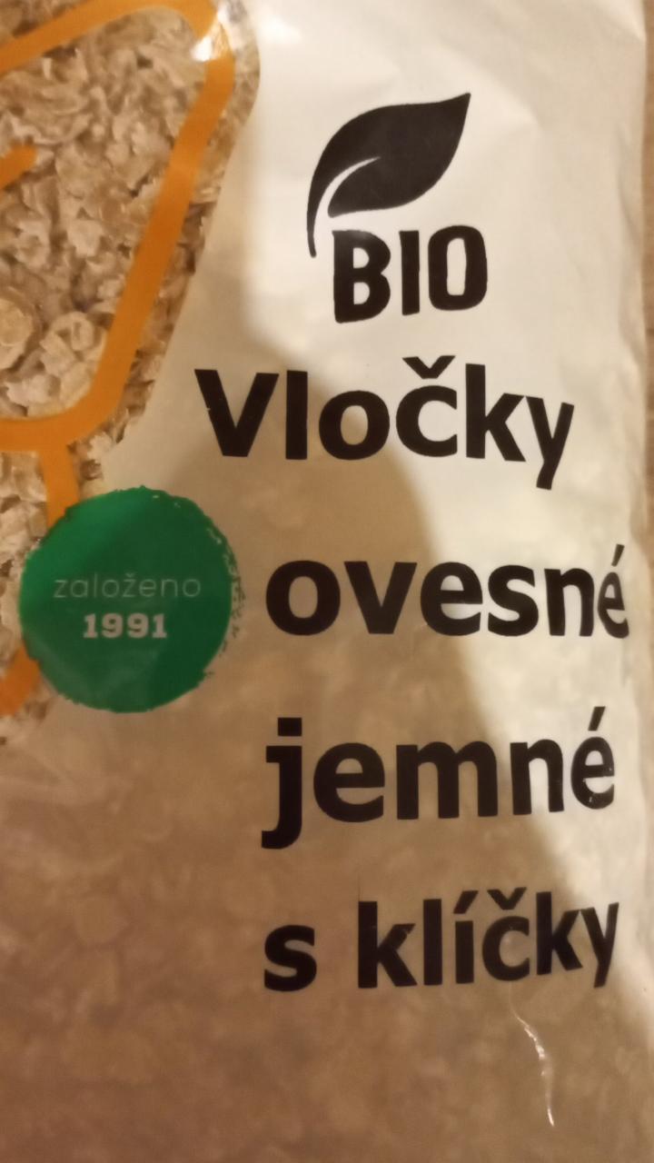 Fotografie - Bio Jemné ovesné vločky s klíčky Natural Jihlava