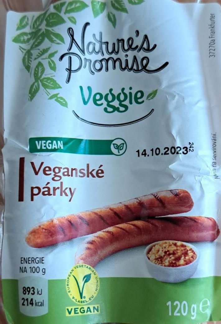 Fotografie - Veganské párky Nature's Promise