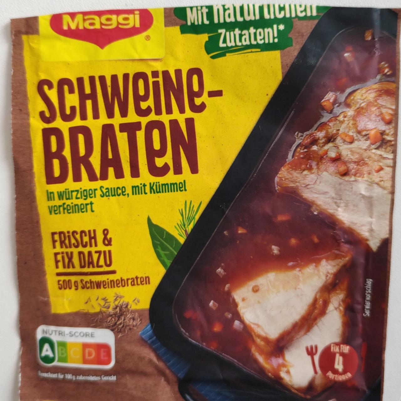 Fotografie - Schweine-Braten Maggi