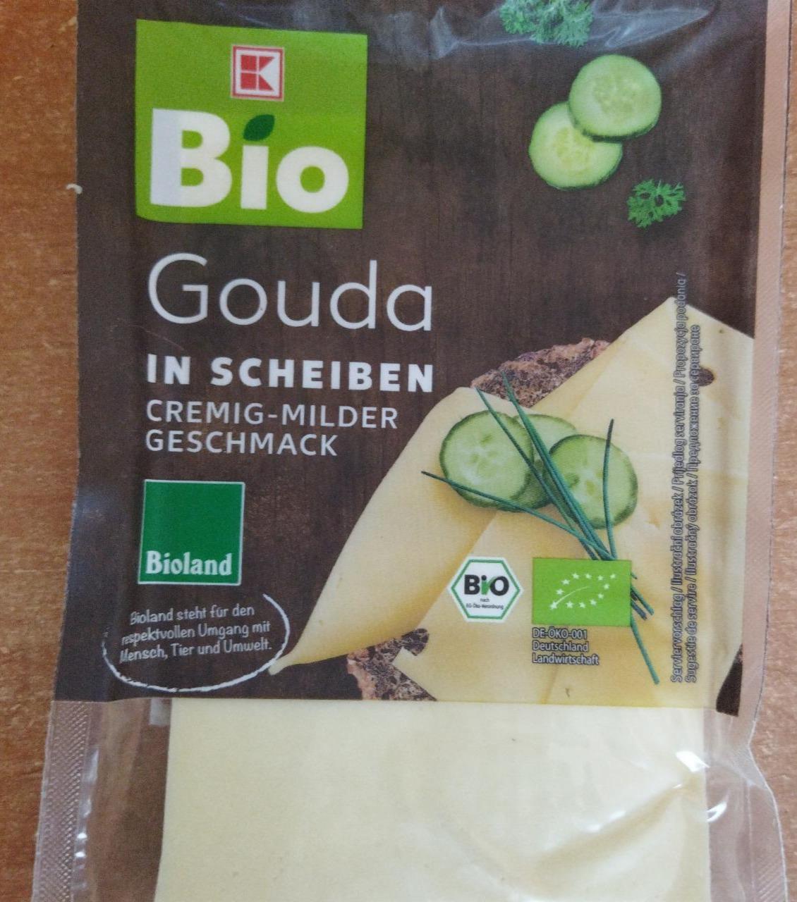 Fotografie - Gouda in scheiben cremig-milder geschmack K-Bio