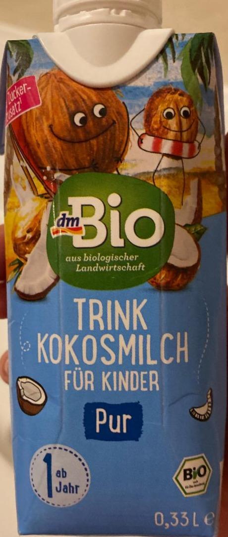 Fotografie - Trink Kokosmilch Pur für Kinder dmBio