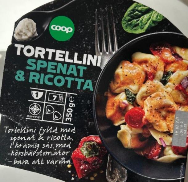 Fotografie - Tortellini Spenat & Ricotta Coop