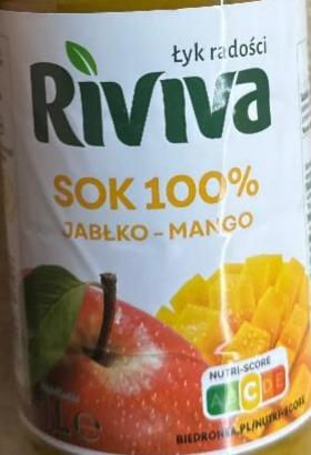 Fotografie - Sok 100% jablko mango Riviva