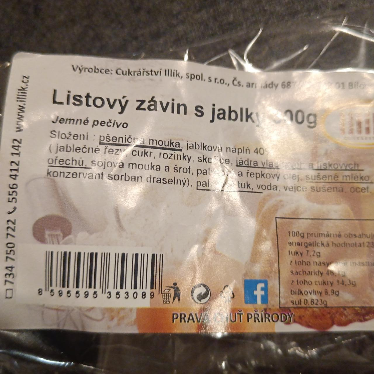 Fotografie - Listový závin s jablky Illík