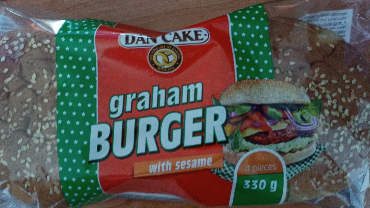 Fotografie - Graham Burger with sesame Dan Cake