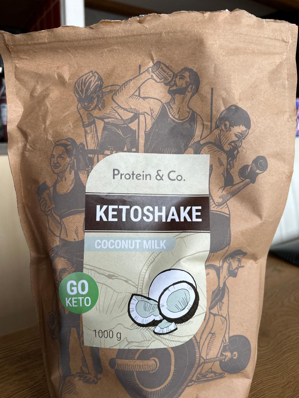 Fotografie - Ketoshake coconut milk Protein & Co.