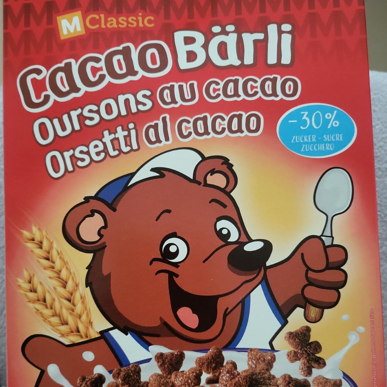 Fotografie - Cacao Bärli MClassic