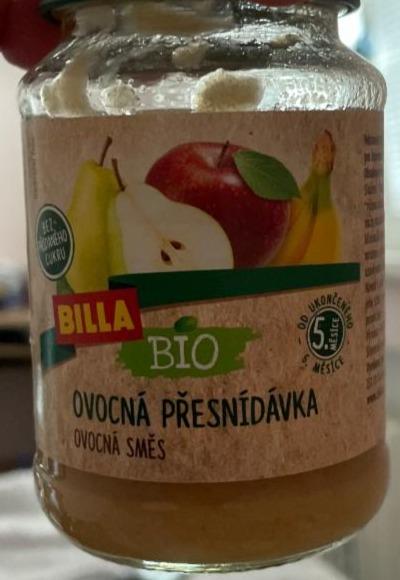 Fotografie - Ovocná přesnídávka ovocná směs Billa Bio