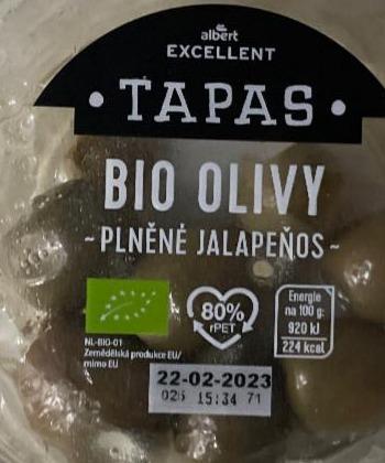 Fotografie - Tapas Bio olivy plněné jalapeños Albert Excellent