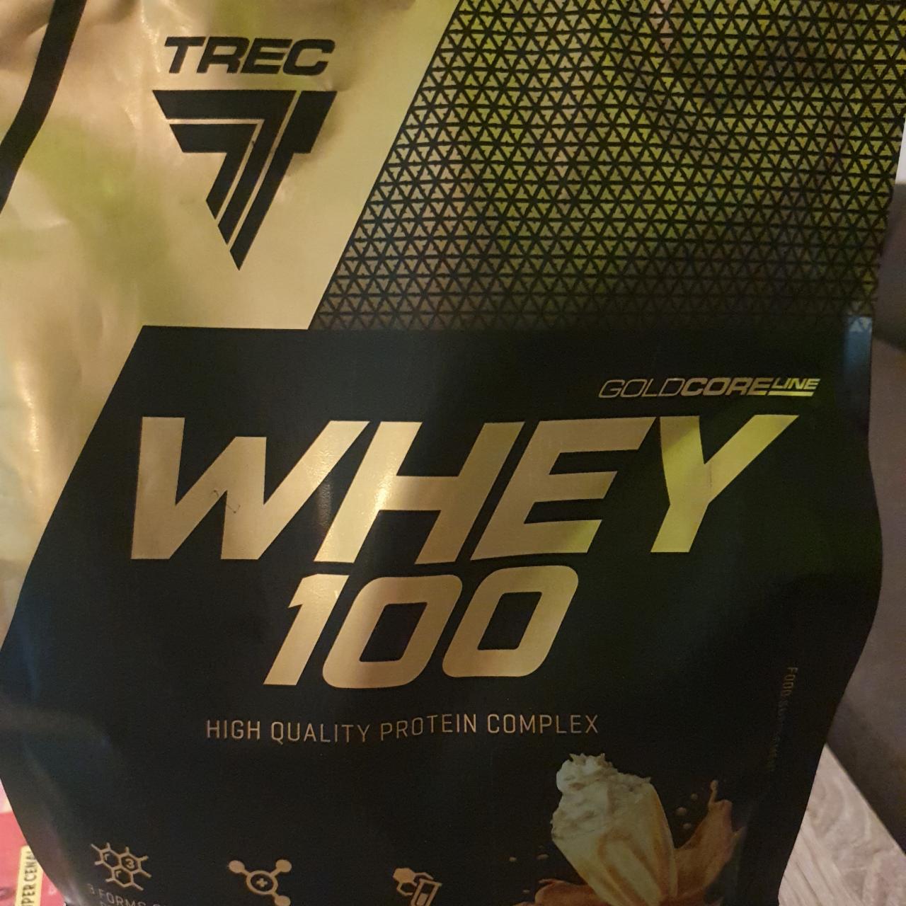 Fotografie - GoldCore Whey 100 Peanut Butter Trec