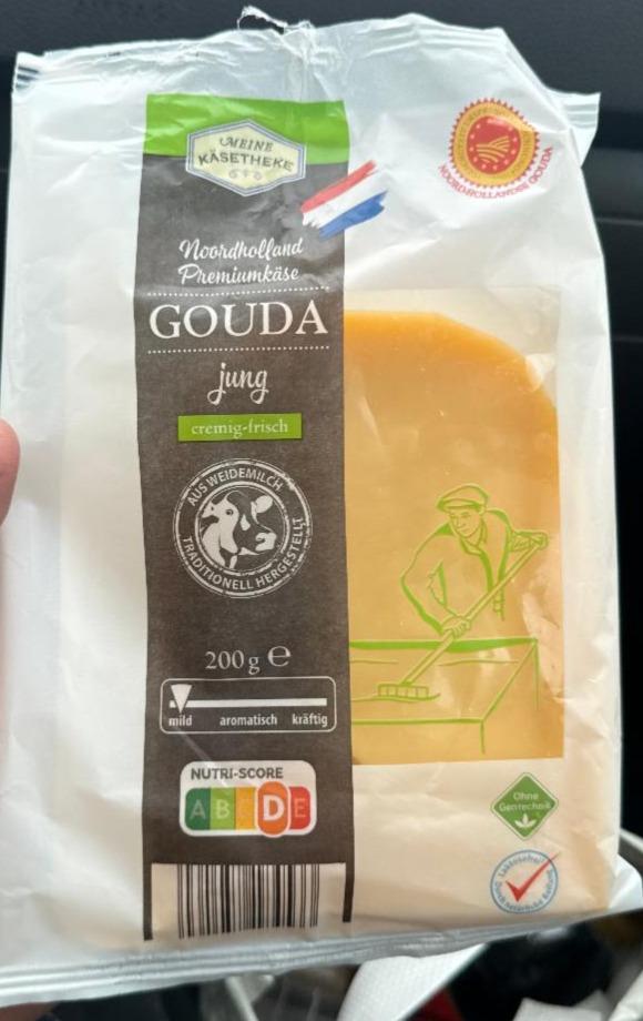 Fotografie - Gouda jung Noordholland Premiumkäse cremig-frisch Meine Käsetheke