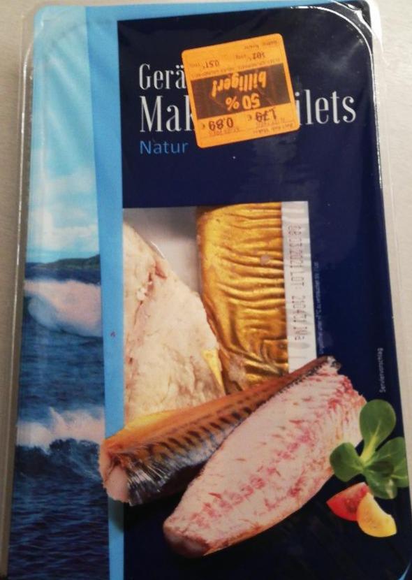 Fotografie - Gerächerte Makrelenfilets Natur Lidl