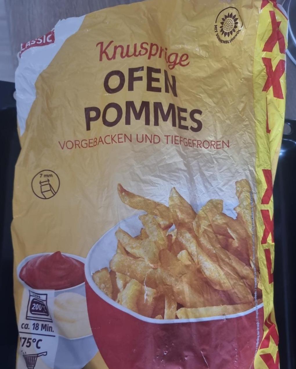 Fotografie - Knusprige Ofen Pommes K-Classic