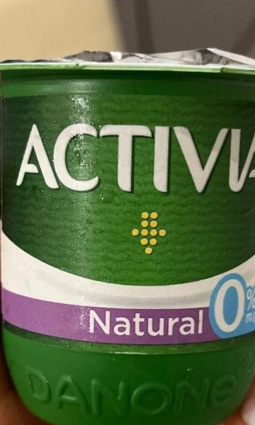 Fotografie - activia natural 0%Danone