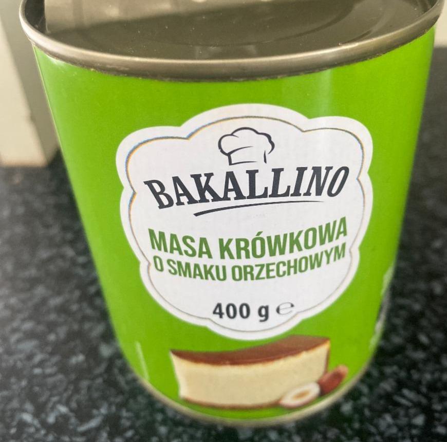 Fotografie - Masa Krówkowa o smaku orzechowym Bakallino