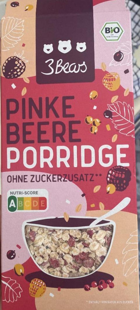 Fotografie - Pinke Beere Porridge 3Bears