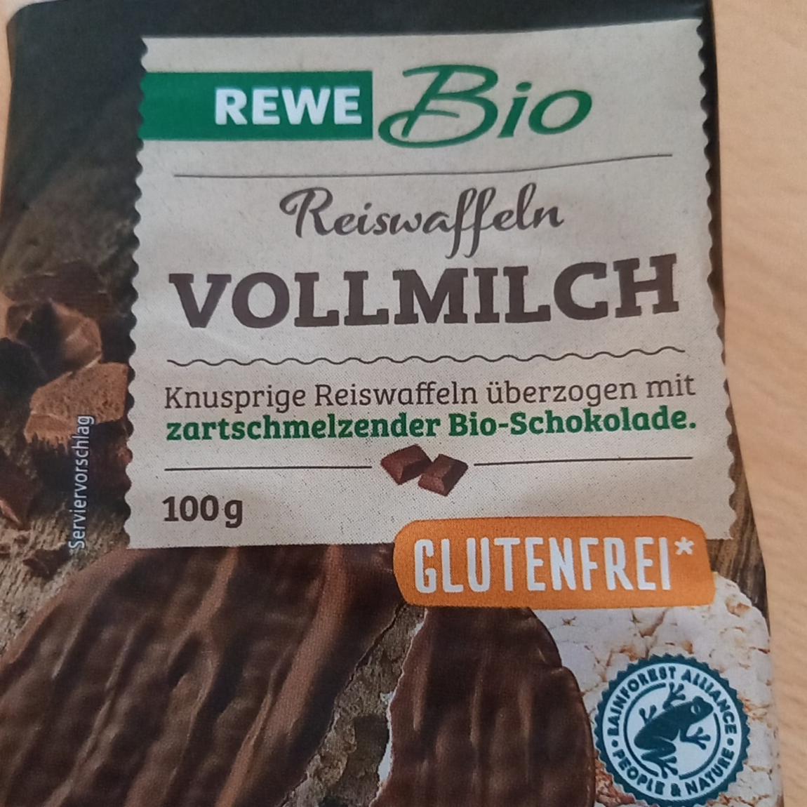 Fotografie - Reiswaffeln vollmilch rewe bio