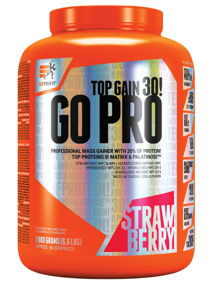 Fotografie - GO PRO 30 strawberry Extrifit