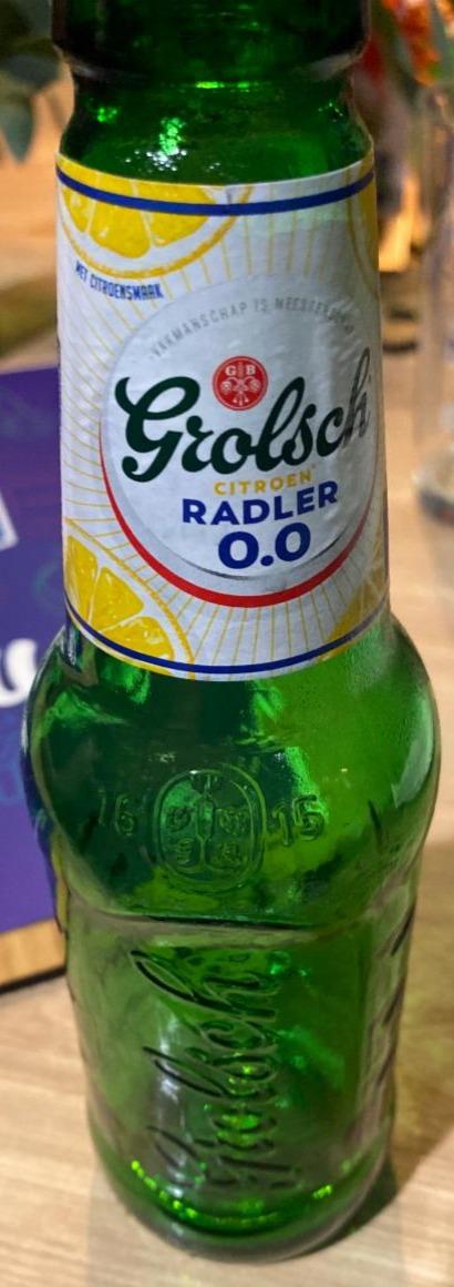 Fotografie - Radler citroen 0.0% Grolsch