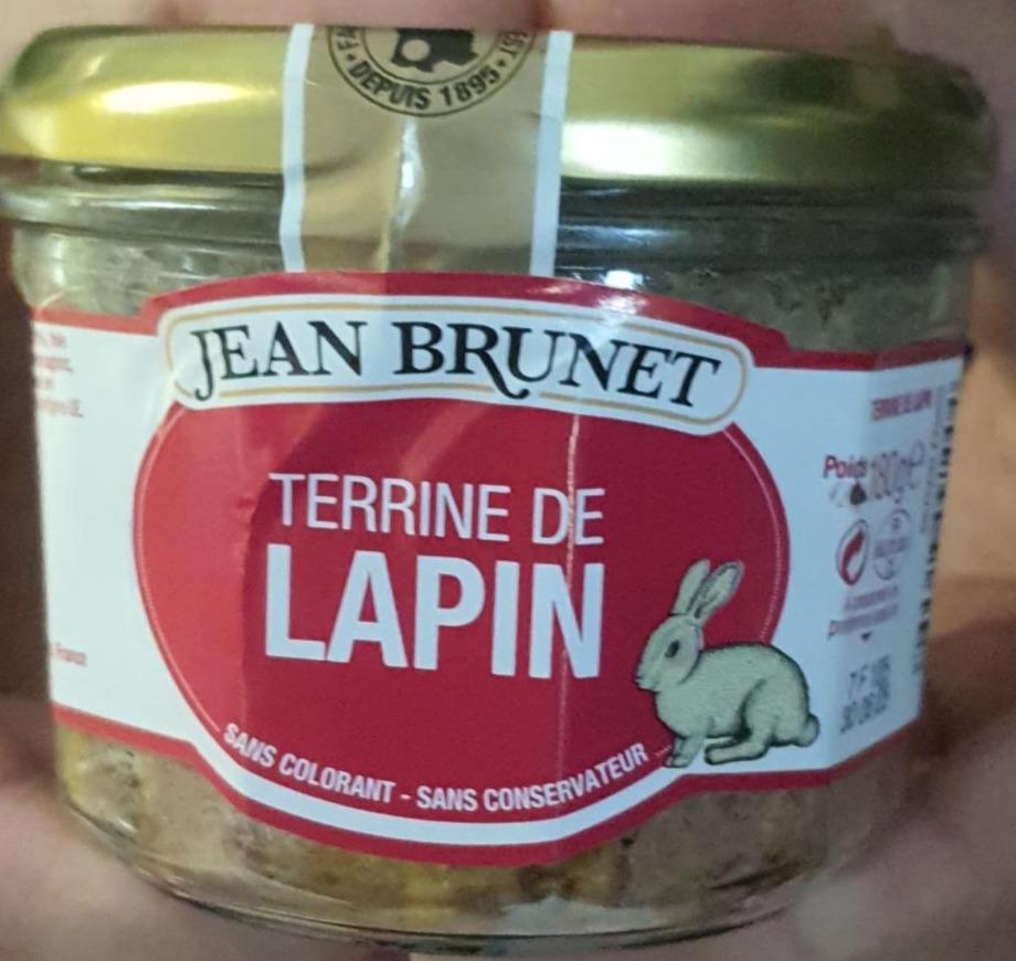 Fotografie - Terrine de Lapin Jean Brunet