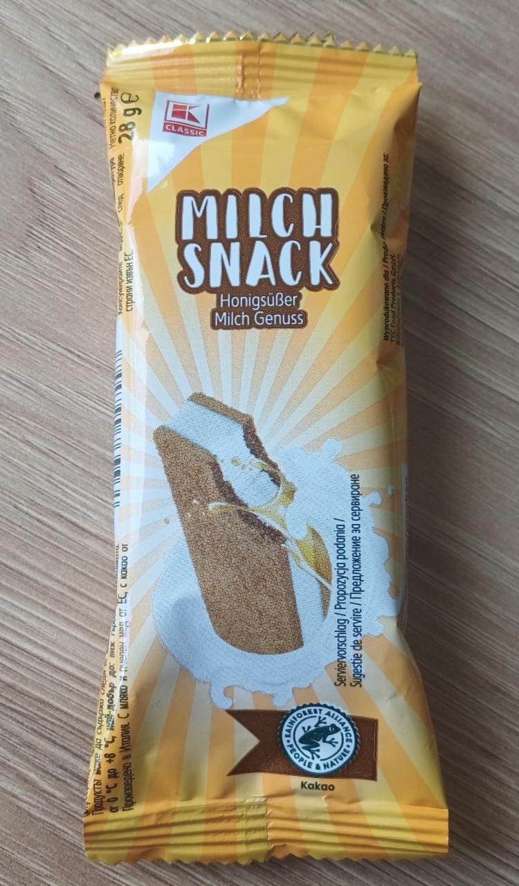 Fotografie - Milch Snack Honigsüßer Milch Genuss K-Classic