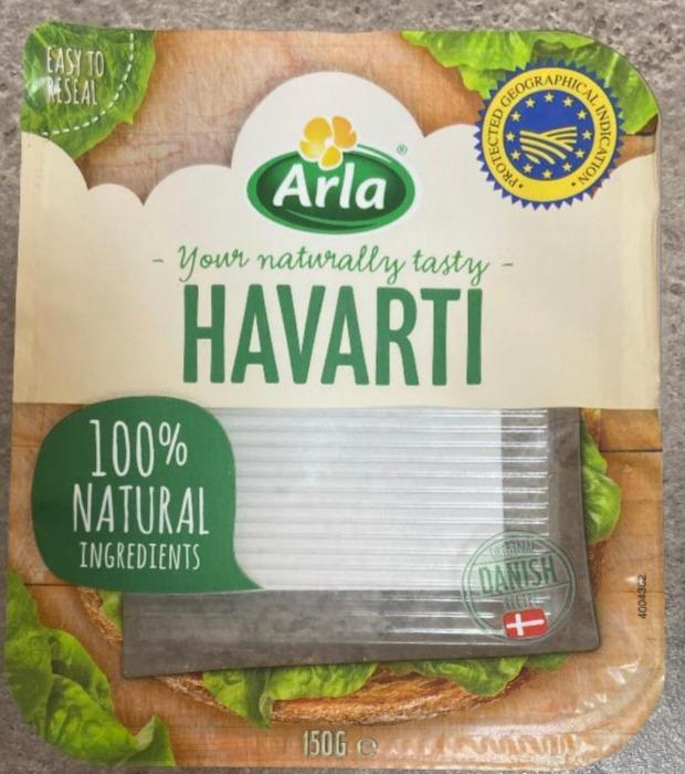 Fotografie - Havarti Cheese Sliced Arla