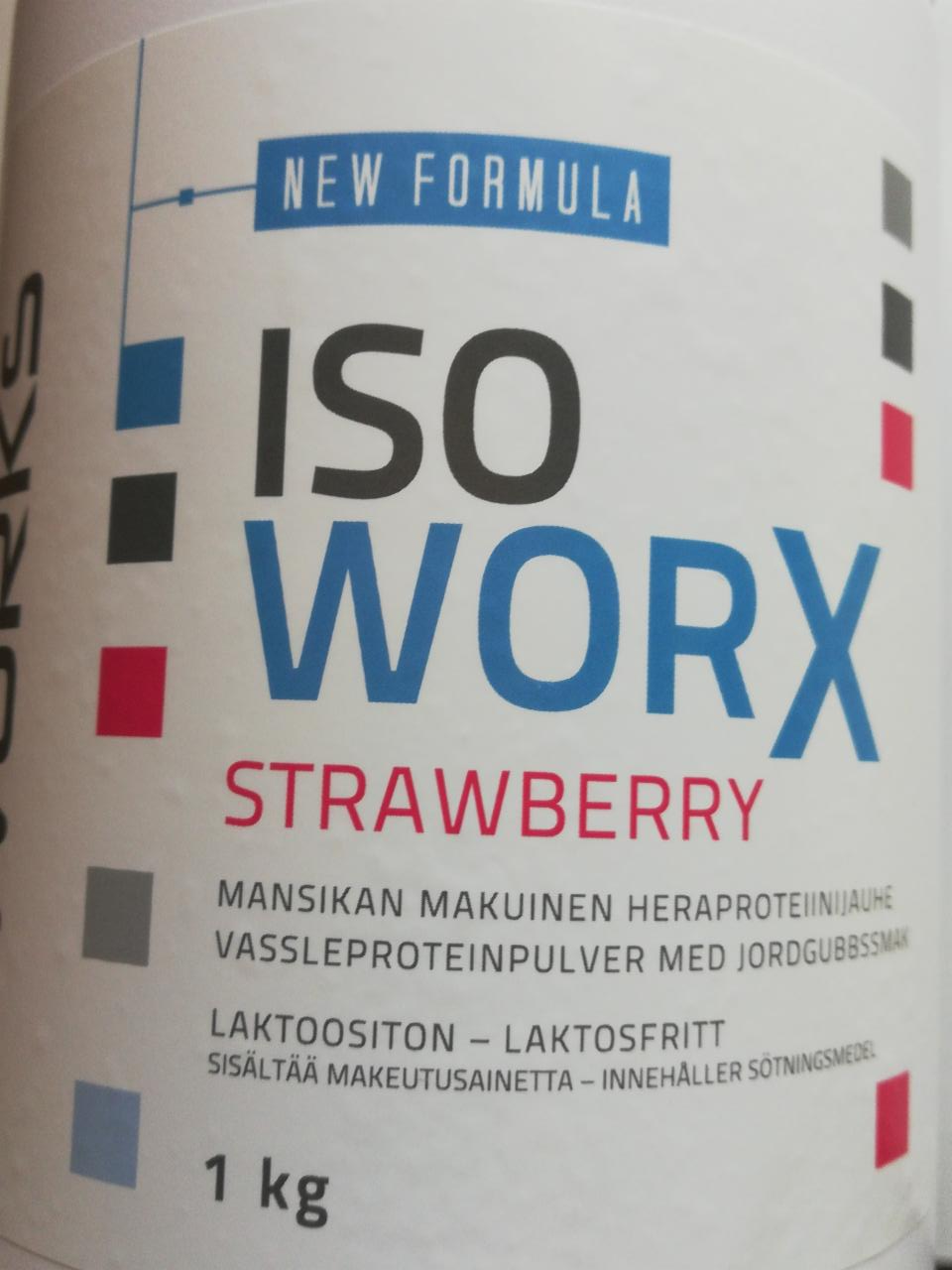 Fotografie - Iso Worx NEW FORMULA jahoda