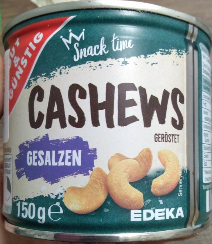 Fotografie - Cashews geröstet, gesalzen Gut & Günstig