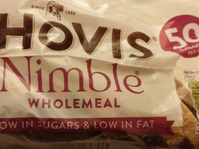 Fotografie - Nimble sliced wholemeal bread Hovis